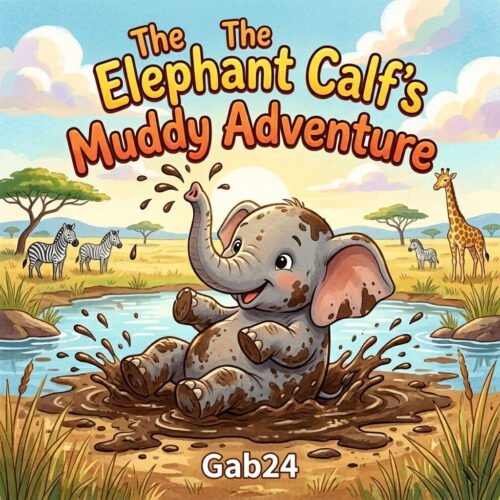 The Elephant Calf’s Muddy Adventure